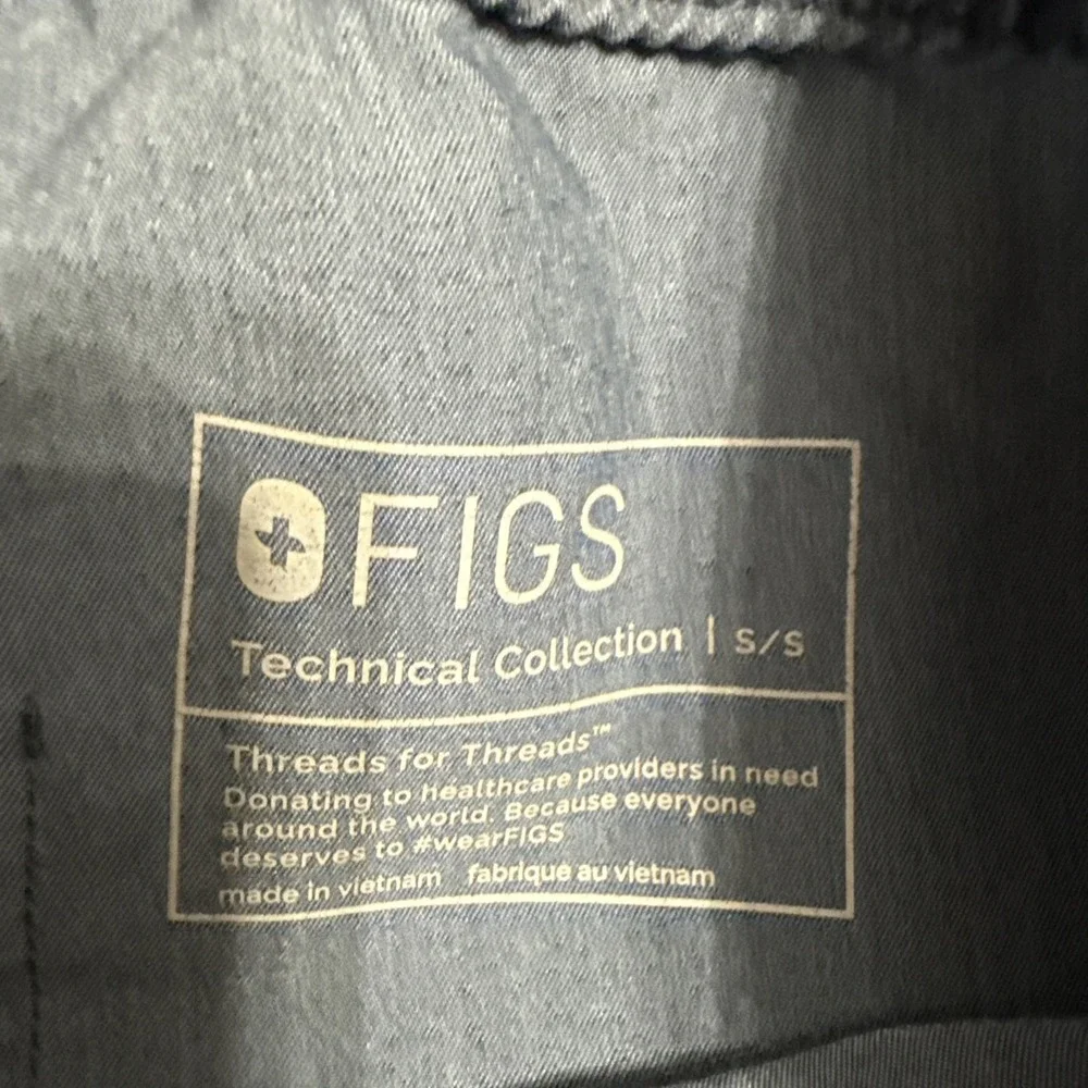 FIGS Pants Technical Collection Cairo TM3001S Scrubs Size Small Blue Pants